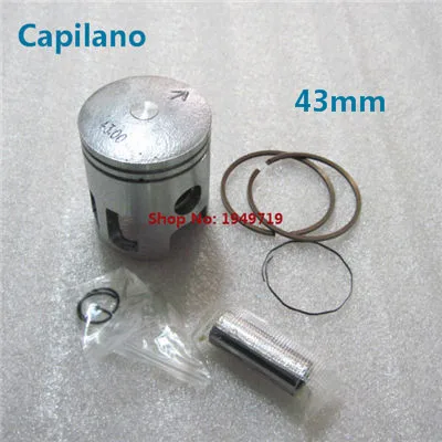 ヤマハクラシック2ストローク50cc DT50エンジン用ピストンリング