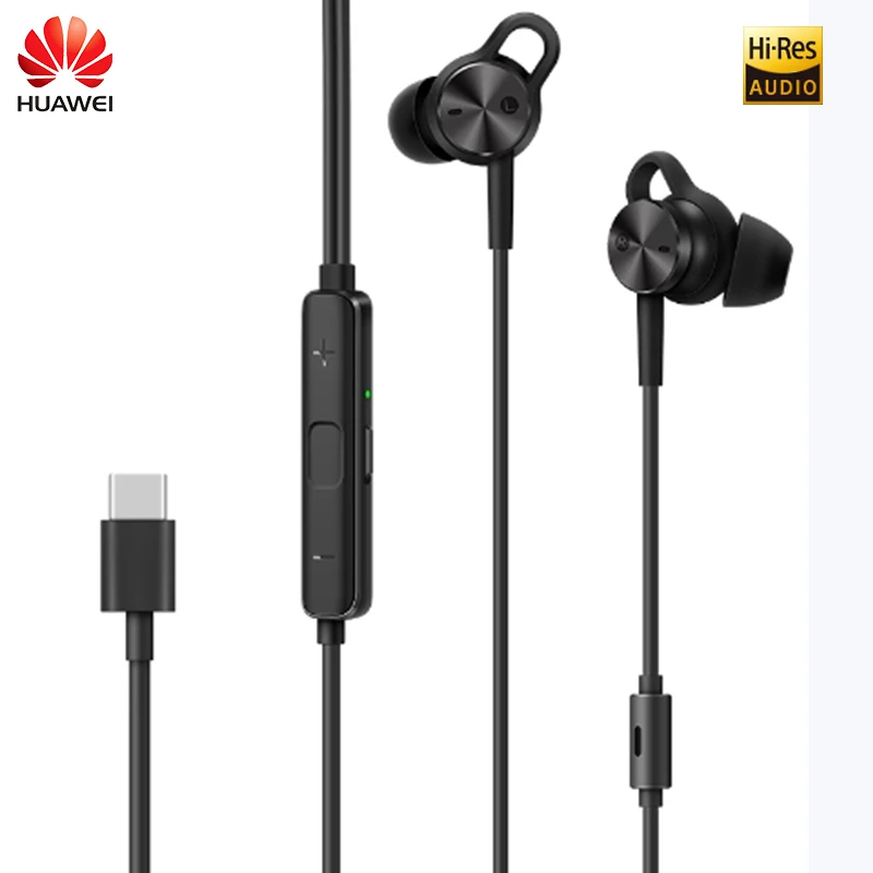 

100% Original Huawei Active Noise Cancelling In-Ear Headphones 3 Type C Hi-res Music Headphones with Microphone