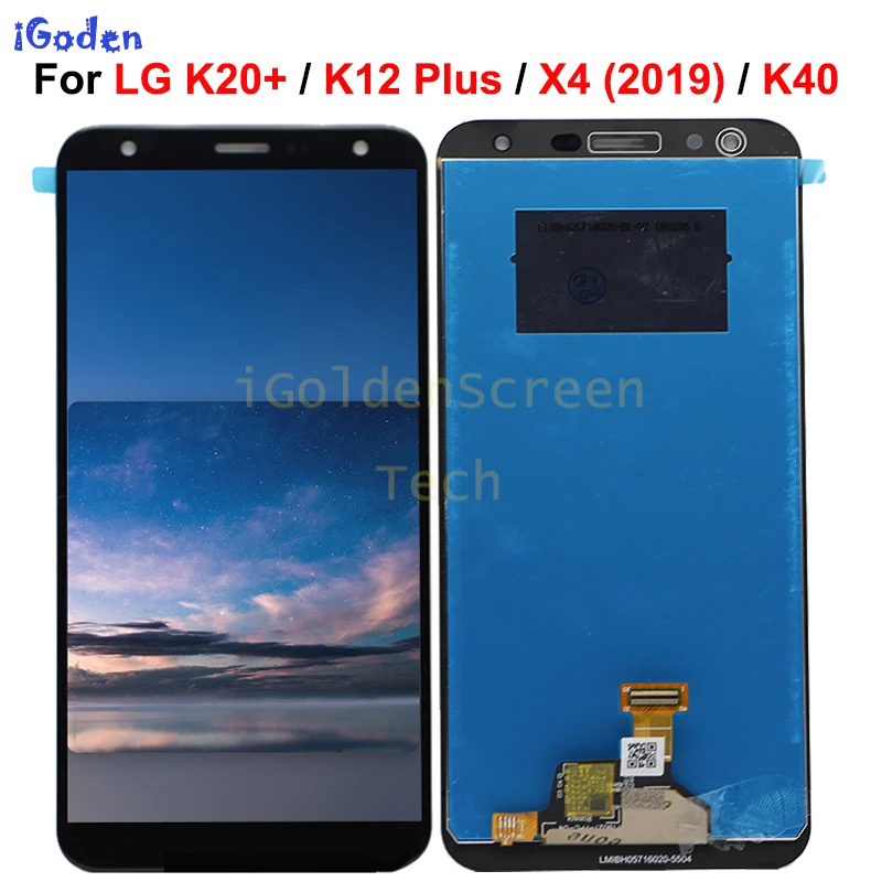 

For LG K20+ LCD Display Touch Screen Digitizer Assembly For LG K12 Plus LCD for LG X4 (2019) LMX420 LCD