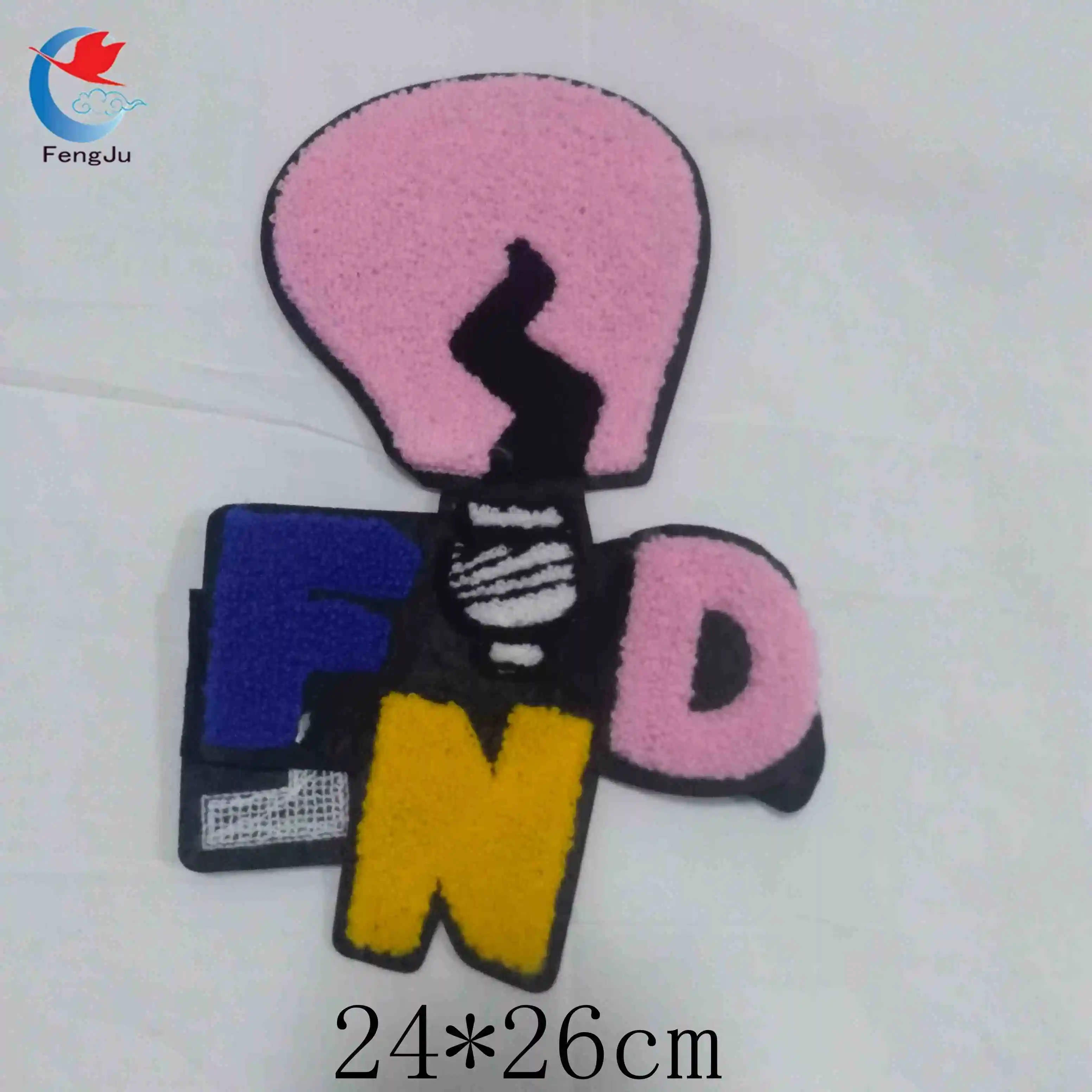 

FengJu END Partial pics Patches towel sew on Applique Embroideried Patch for Clothes T-shirt Decoration Patchwork 1pc