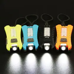 Новое поступление брелок свет с зажимом USB Перезаряжаемый ключ кнопка свет прочный ночной бег лампа супер яркий согревающий светильник