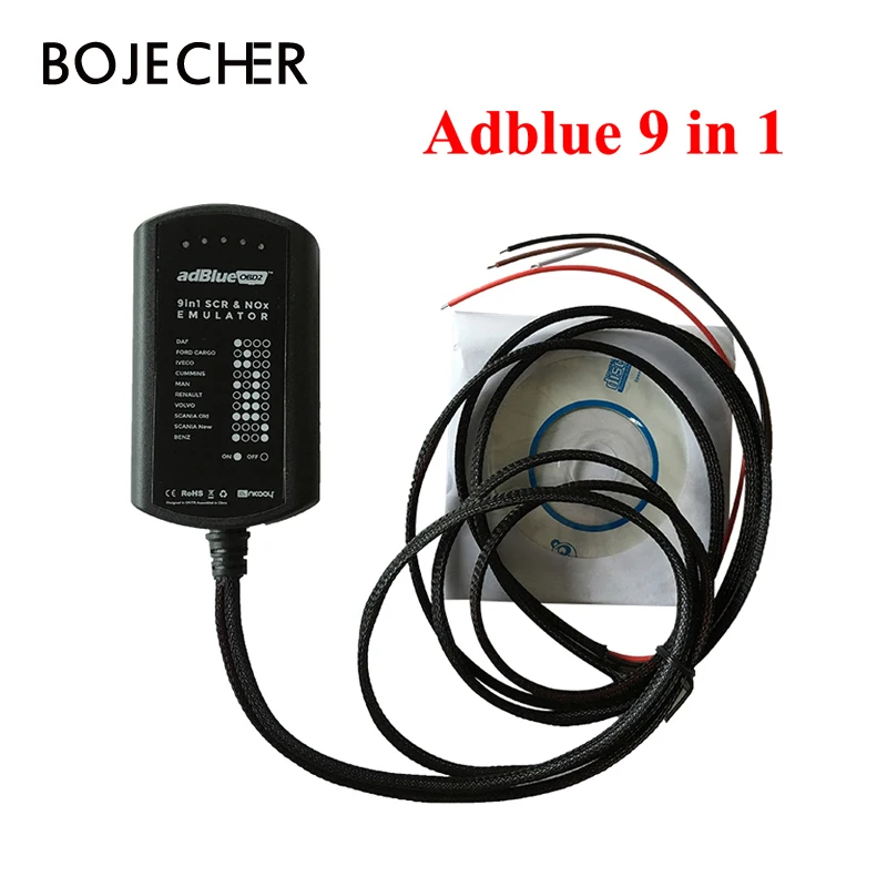 

High Quality Adblue 8 in 1 8in1 update to Adblue 9 in 1 Adblue Emulation System 9in1 Universal NOT ANY SOFTWARE Trucks Free Shipping