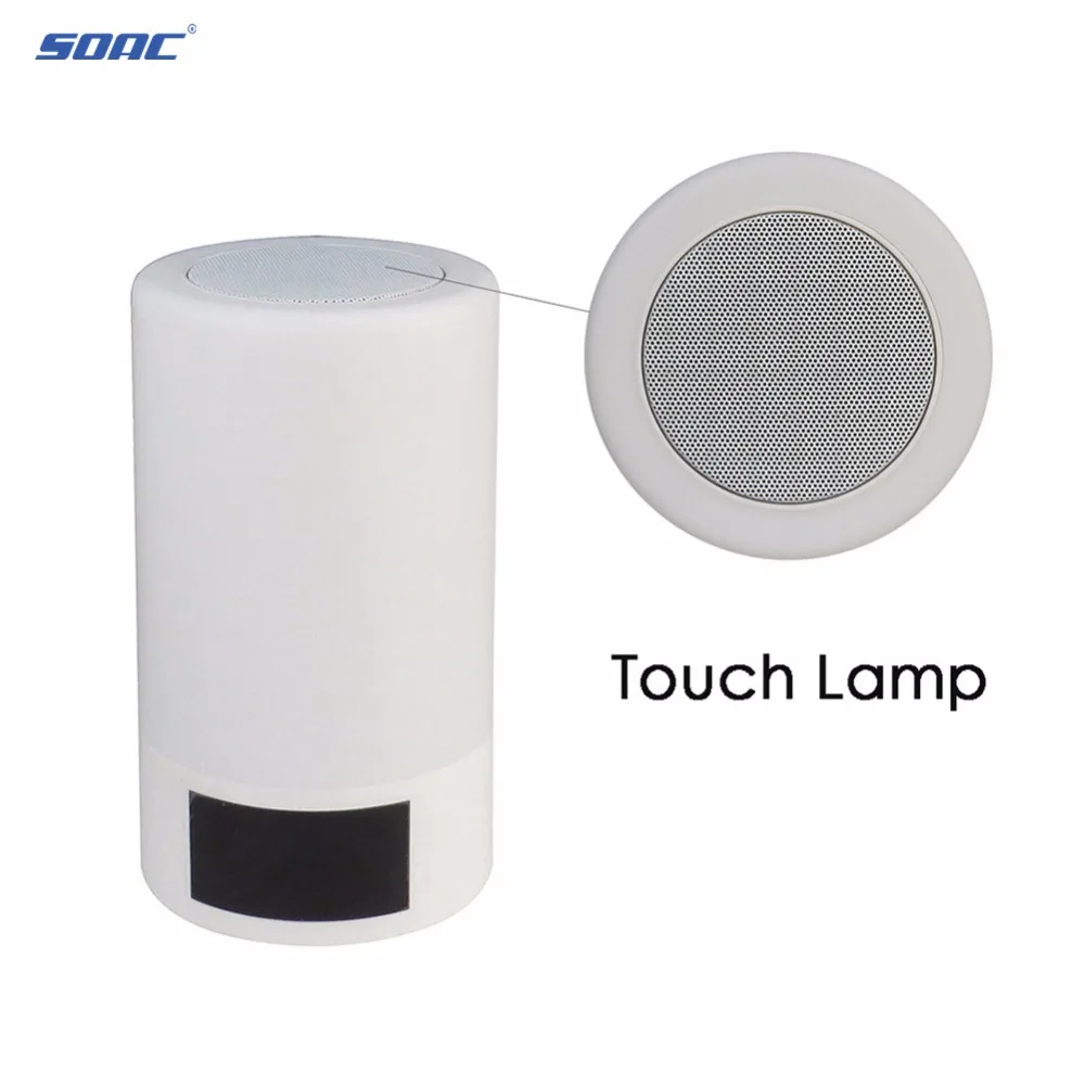 Soac m6 лучшие bluetooth колонки с 6 цвета светодиодные подходит для пикников и кемпинга