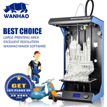 Lecai impresora 3d printer/desktop 3d printer,WANHAO Duplicator 5S, big 3d printing machine , factory direct sale 3D printer