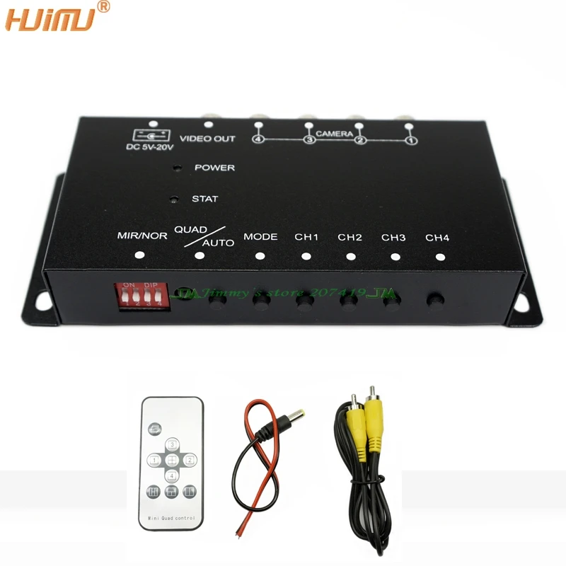Four Channel Car font b Cameras b font Switch System for Left and Right side Front