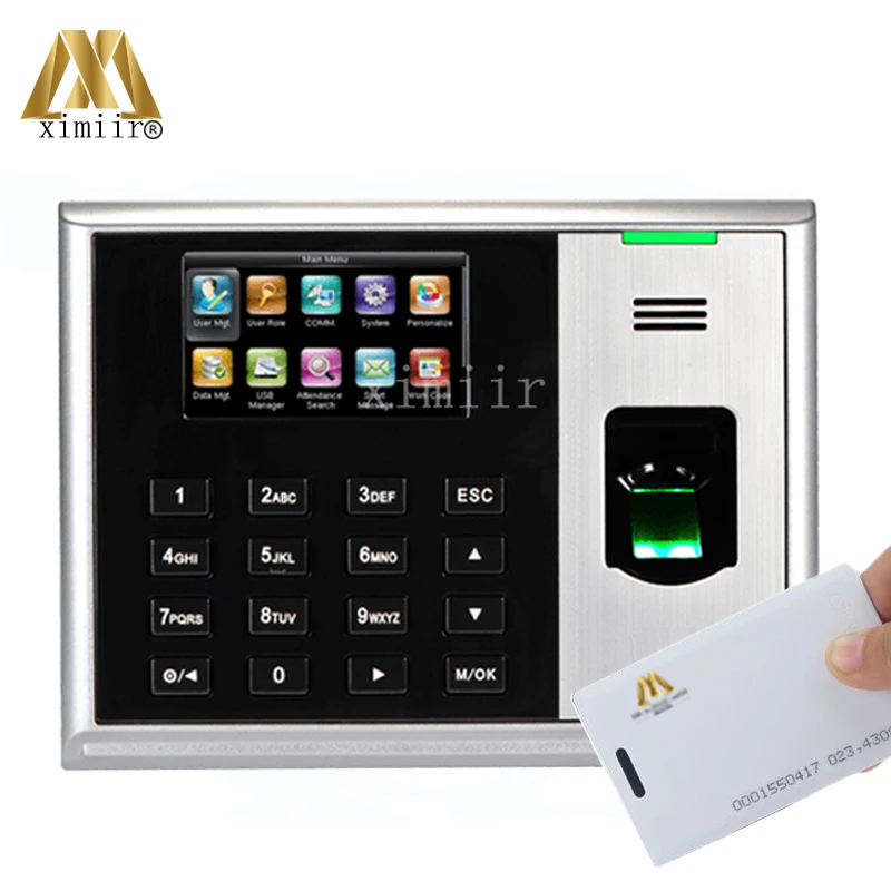 

3000 user capacity fingerprint time clock RFID card recorder S30 ADMS Optical Sensor TCP/IP SUB fingerprint time attendance