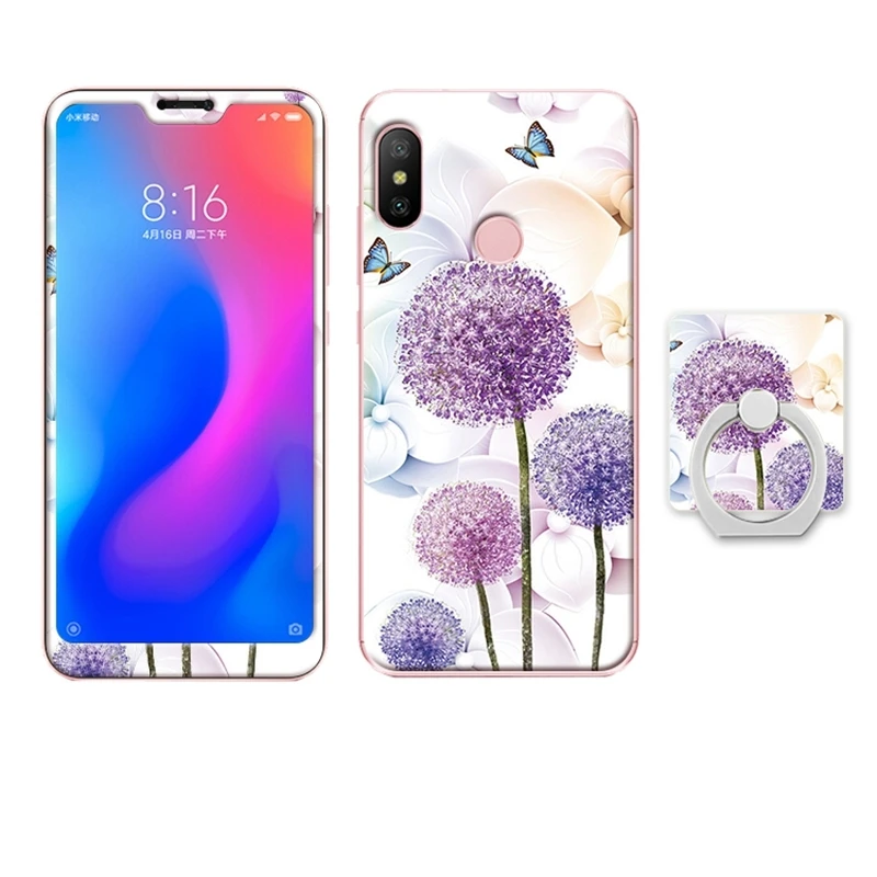 Xiaomi redmi 6 pro redmi 6 redmi 6a mi A2 lite glass case cover  (3)
