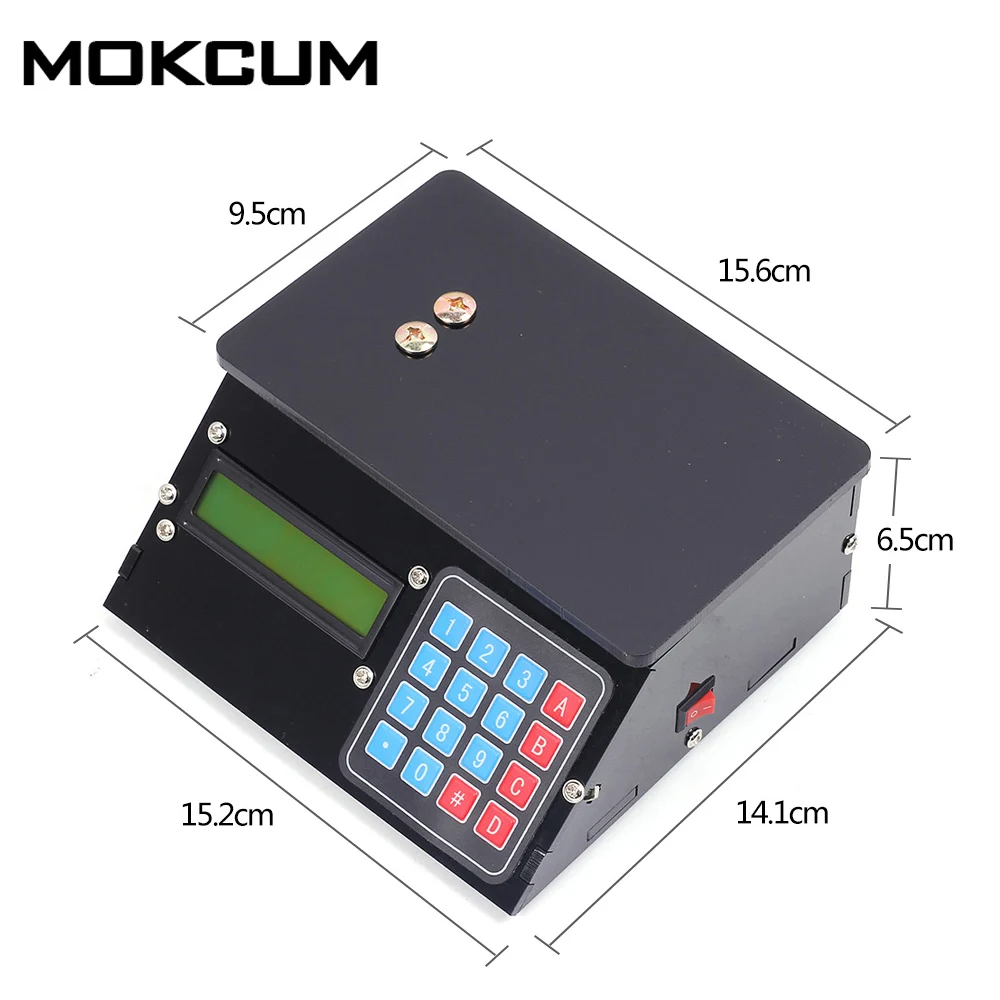 

10kg 1g DIY Electronic Scales Kit Black Shell Pressure Sensor Scale DIY USB Electronic Height Scale Electronic Lab Kit