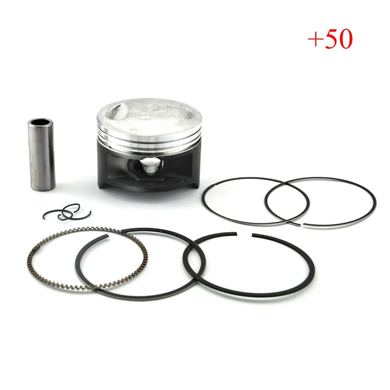 Pistons Rings Kit For Suzuki DR200 DR 200 +50 Motorbike Cylinder Oversize Bore Size 66.5mm