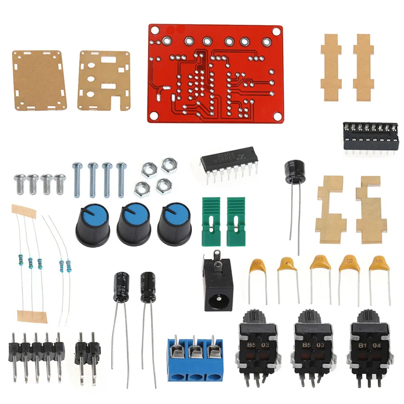 XR2206 функция генератор сигналов DIY Kit синусоидальный треугольник квадратной волны 1 Гц-1 МГц