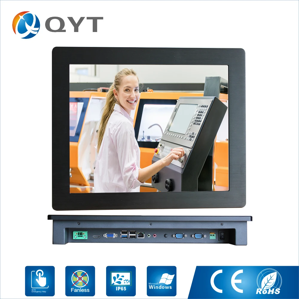 QYT 19 inch RJ45 Port Windows 10 Industrial Rugged Tablets PC