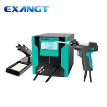 Оригинальная новая версия lcd электрический пистолет для удаления припоя Антистатическая Высокая мощность сильный всасывающий насос для распайки Pro'sKit SS-331H 2