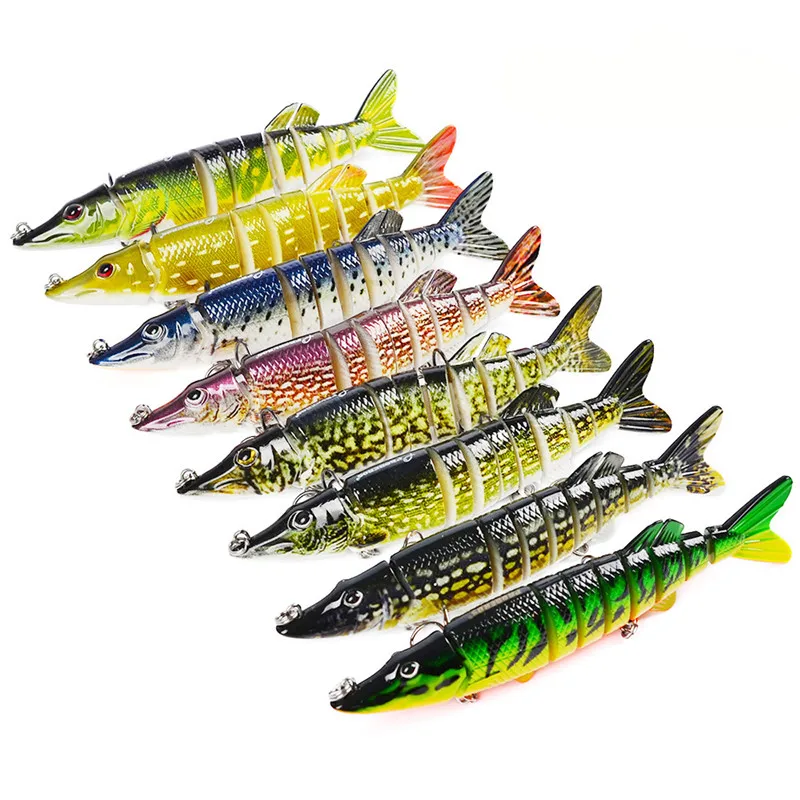 

Cleaning Up Stock Artificial Bait Lifelike Multijointed 9-segement Pike 12.5cm Firm Durable 20g Ocean Lake Beach River