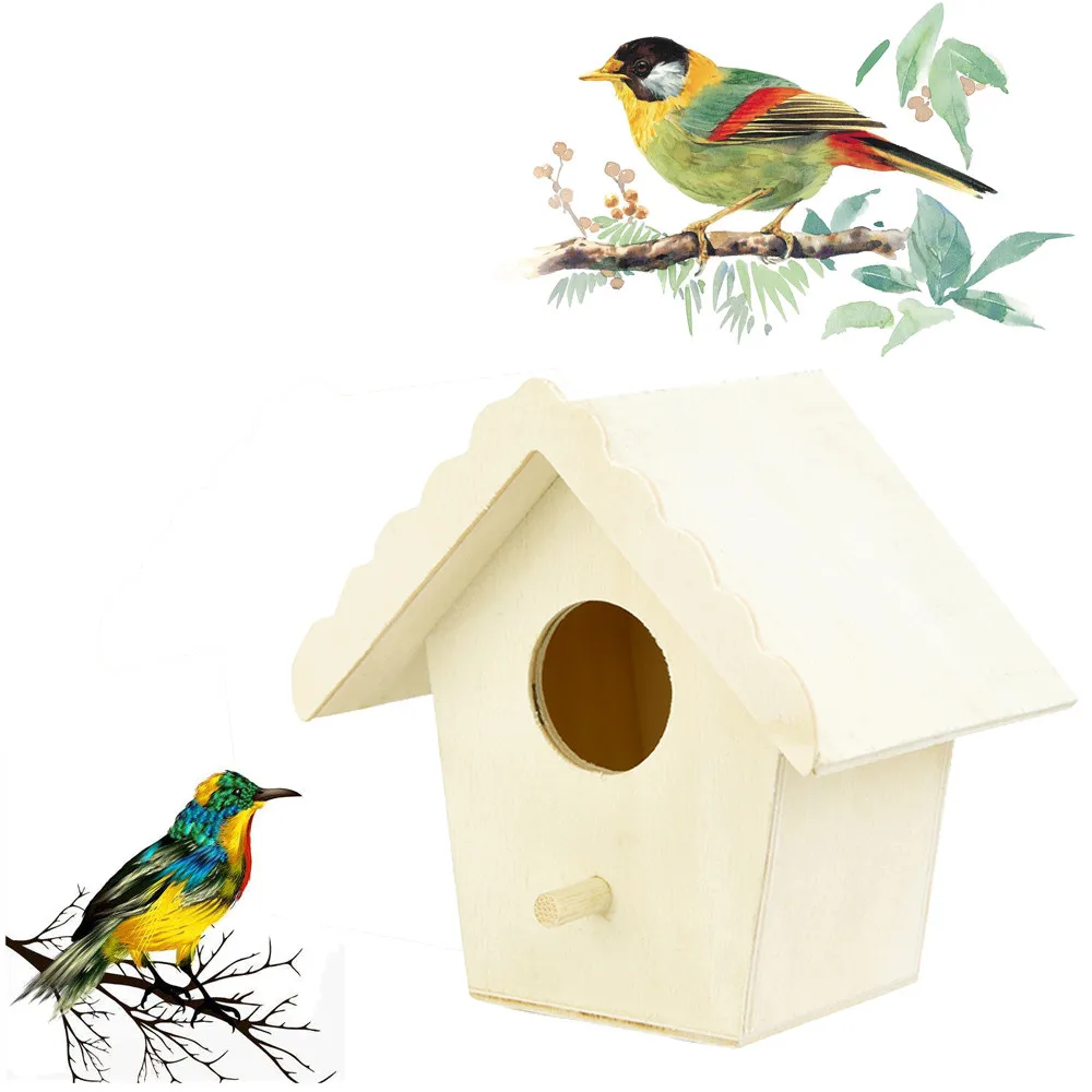 Гнездо Dox Nest House Птичий дом птичья коробка деревянная коробка домашний сад Спящая яма Лидер продаж
