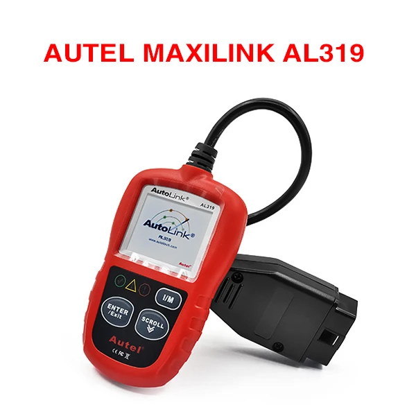 Autel автолинк AL319 автоматический диагностический DIY код считыватель OBD2 Код Сканирующий инструмент как autel автолинк ML319 обновление на официальном сайте - Цвет: AL319