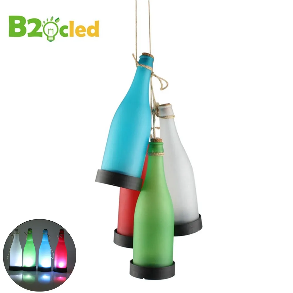 European and American Outdoor Solar Light Modern Minimalist Bottle Cafe