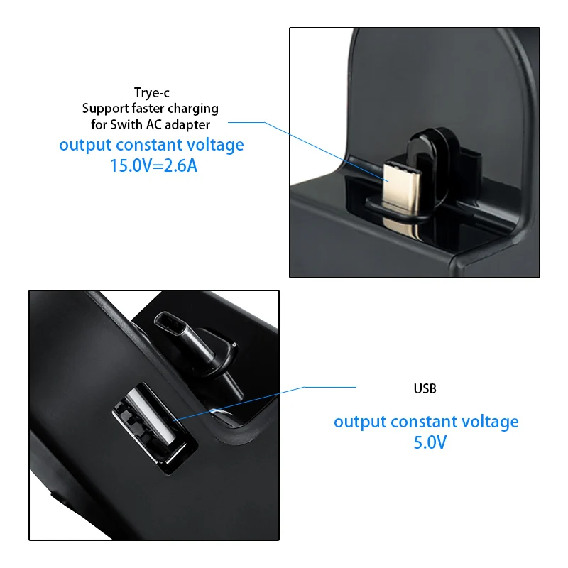 Многофункциональная приставка Nitendo Switch, док-станция, USB/type-C порты, сменная зарядная подставка для Switch Lite/мобильного телефона