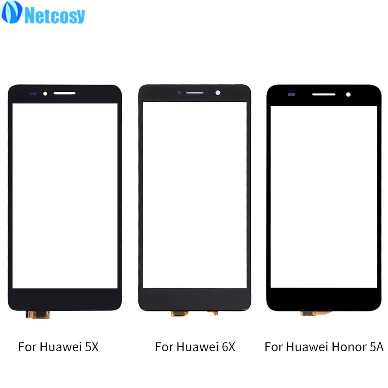 

Netcosy For HUAWEI Honor 5X 6X Touch Screen Digitizer Front Touch Panel Glass Lens Replacement Parts For Huawei Honor 5A Y6-2
