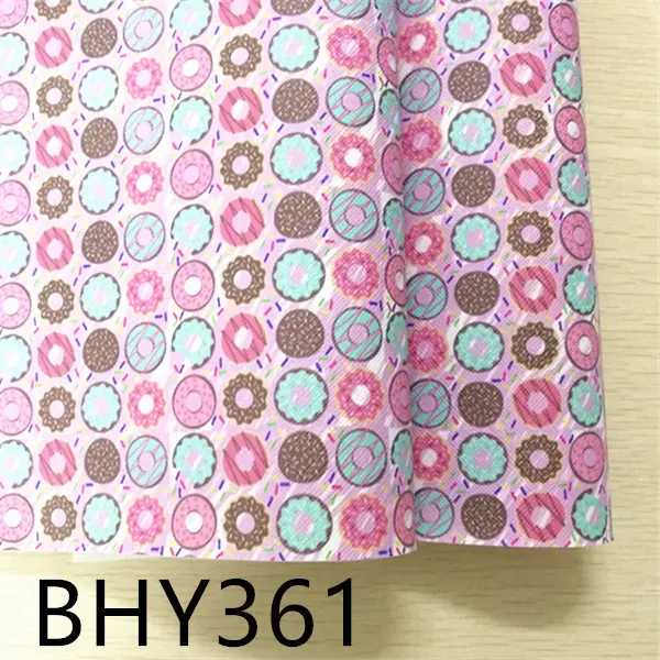 30*134 см пончик печати искусственная кожа винил BHY361 - Цвет: BHY361
