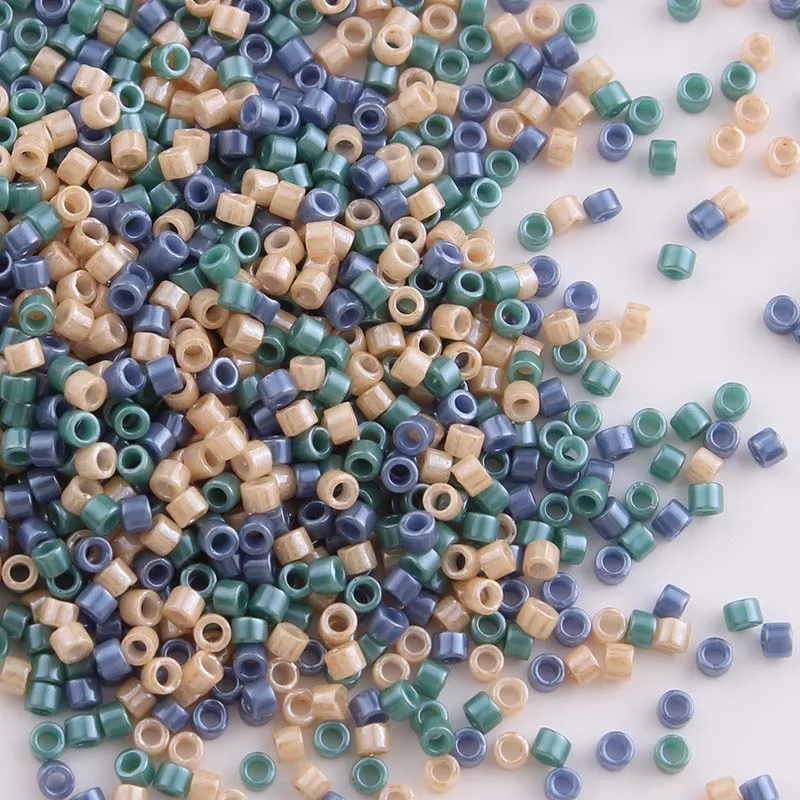 DB Multi 1 (2) Taidian 5grams Delica Beads 110 Miyuki SeedBeads For DIY Bead Weaving Beading Supplies Mix Color 1.6x1.3mm