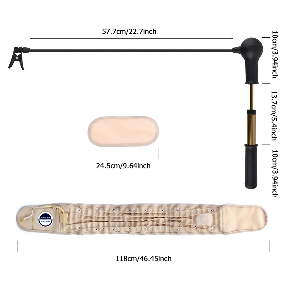 Портативный декомпрессионный пояс для спины для дома поясничное тяговое устройство усталость Талия боль в спине и боль облегчение поясничной поддержки Бандаж