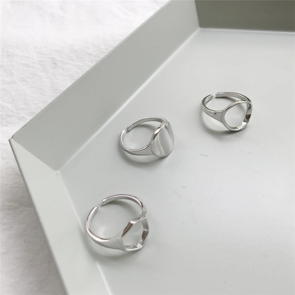 Простое кольцо, настоящее 925 пробы, серебро, панк стиль, Anillos, ювелирное изделие, Ретро стиль, минимализм, Haut Femme, Bague Femme Aneis Joyas, кольца для женщин