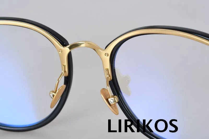 LIRIKOS чистый Титан бабушка шик модный округлые Для женщин очки