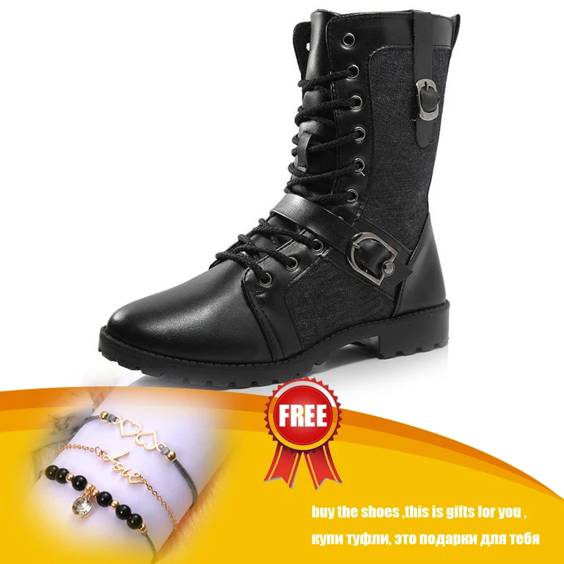 

Spring and Autumn New Arrival Martin Boots High Boots British Quality Leather Pointed High-top Locomotive Men Boots