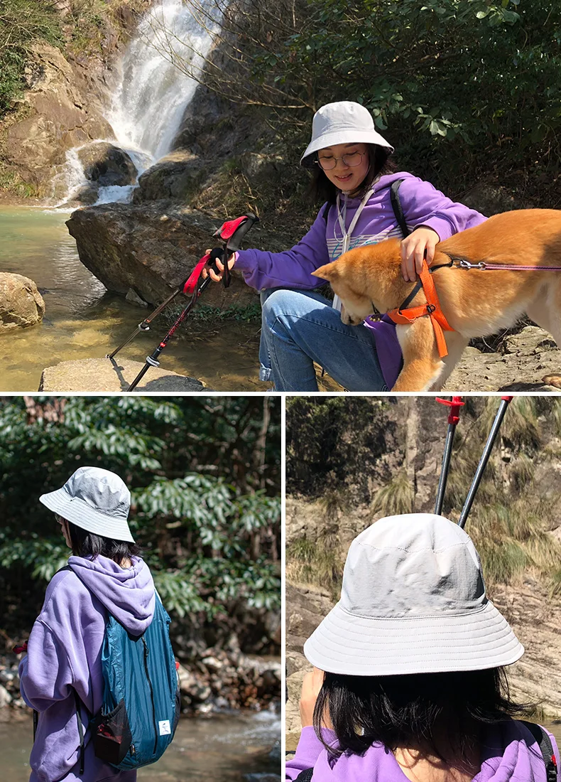 NatureHike наружная туристическая шляпа мужская УФ-Защитная Складная пляжная мужская женская летняя кепка шапки с ветровой веревкой рыбалка, путешествия Кепка s