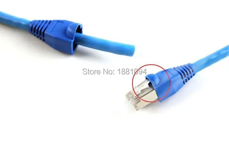 SZAICHGSI RJ45 разъем Cat 5 5e 6 RJ45 штекер Крышка Ethernet сетевой снятие натяжения кабеля загрузки RJ45 Разъем гнездо загрузки 5000 шт