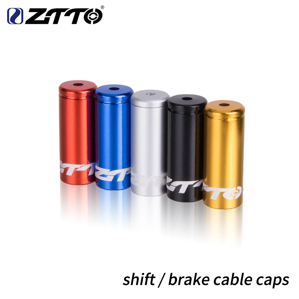 

10 pcs Aluminum Alloy Bike Brake Tips Crimps Bicycles Derailleur Shift Cable End Caps CoreInner Wire Ferrules New Cycling