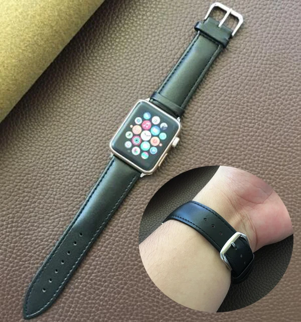 Кожаный ремешок для Apple Watch iWatch 1 2 3 4 42 38 40 44 мм 5 | Наручные часы