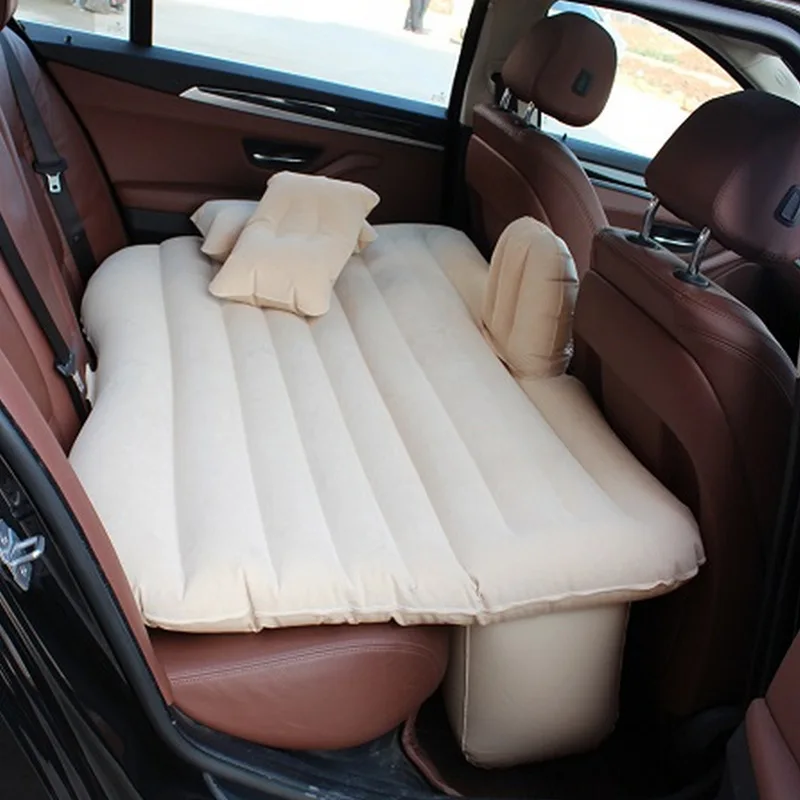 Viajes en coche de sofá cama inflable del aire colchón cojín del asiento trasero resto almohadilla para dormir sin bomba