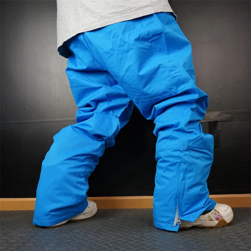 2019 Ski Pants Men Waterproof Thicken Snowboard Pants for Mountain
