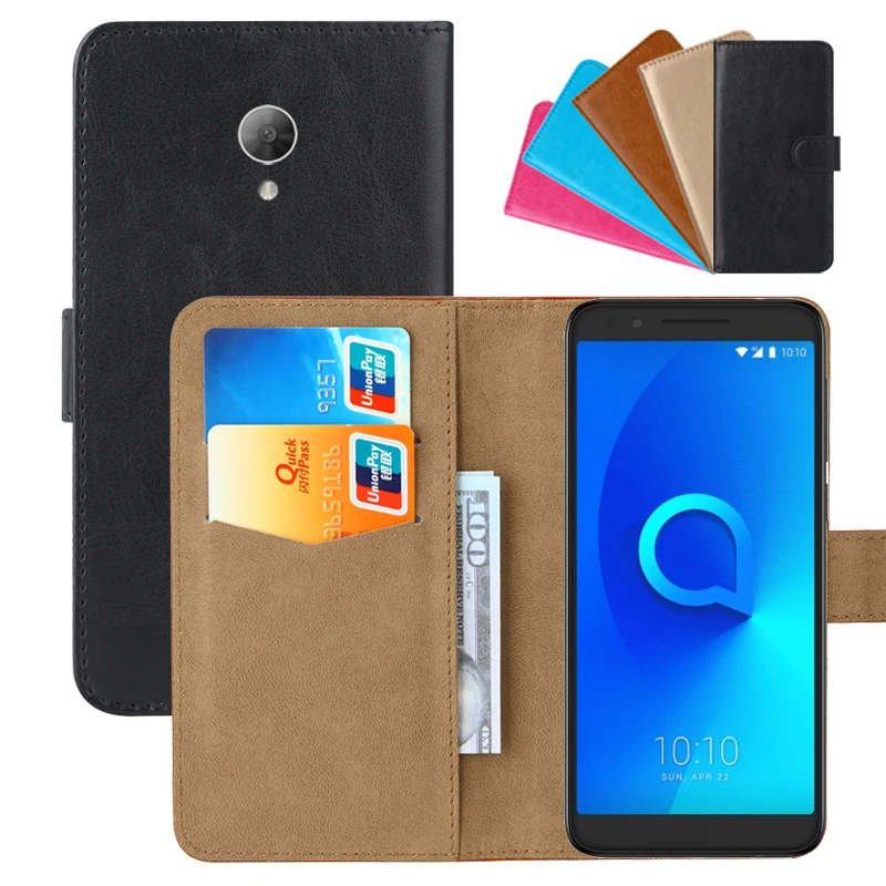 Роскошный чехол-кошелек для Alcatel 3L 5034D Ретро Чехол-книжка из искусственной кожи с