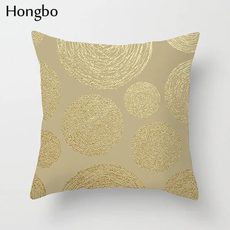 Hongbo специальное предложение рекламный цветок Геометрический стиль пледы наволочка квадратный наволочки индивидуальный подарок