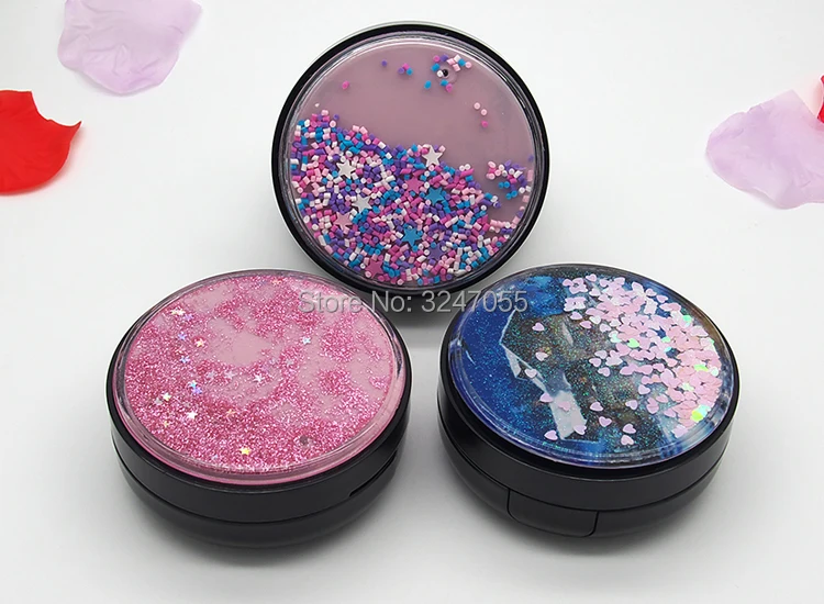 

1/3/5Pieces Elegant Plastic Cosmetic Makeup Foundation Refillable Container, Professional Empty Air Cushion Box, bb/cc Cream Pot