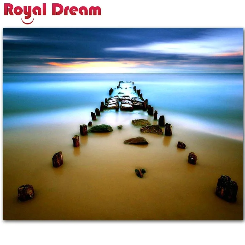 

Dream Beach DIY Painting By Numbers Acrylic Paint By Numbers HandPainted Oil Painting On Canvas For Living Room