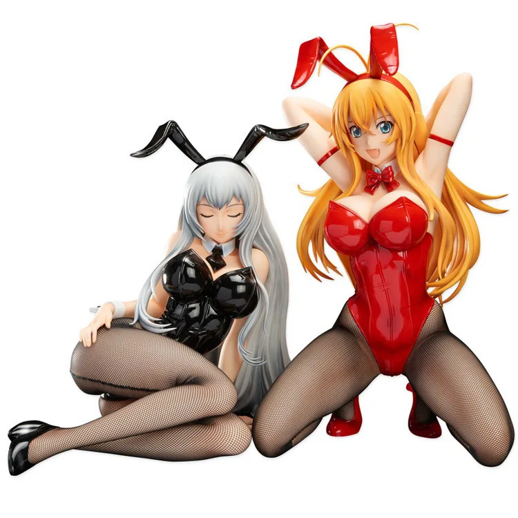 Anime Ikkitousen SONSAKU HAKUFU CHYOUUN SHIRYUU Bunny Girl 14 Sexy girls Figure Model Toys (6)