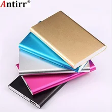 Super Slim полимерная Портативная зарядка 6000 мАч высокое качество запасные аккумуляторы для телефонов внешний батарея резервного копирования Портативный зарядное устройство