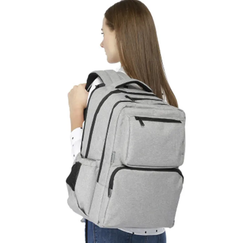 

5 Pcs/Set Mummy Bag Multi-pocket Shoulder Bag Polyester Backpack Multi-function Large Capacity Diaper Bag Backpack F12