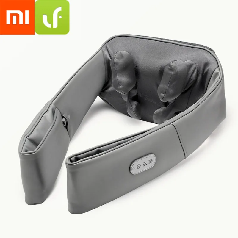 Xiaomi Mijia LF U Shape Electrical Shiatsu Back 3D Neck Shoulder Body Massager PTC Heated Kneading Car/Home Massagem