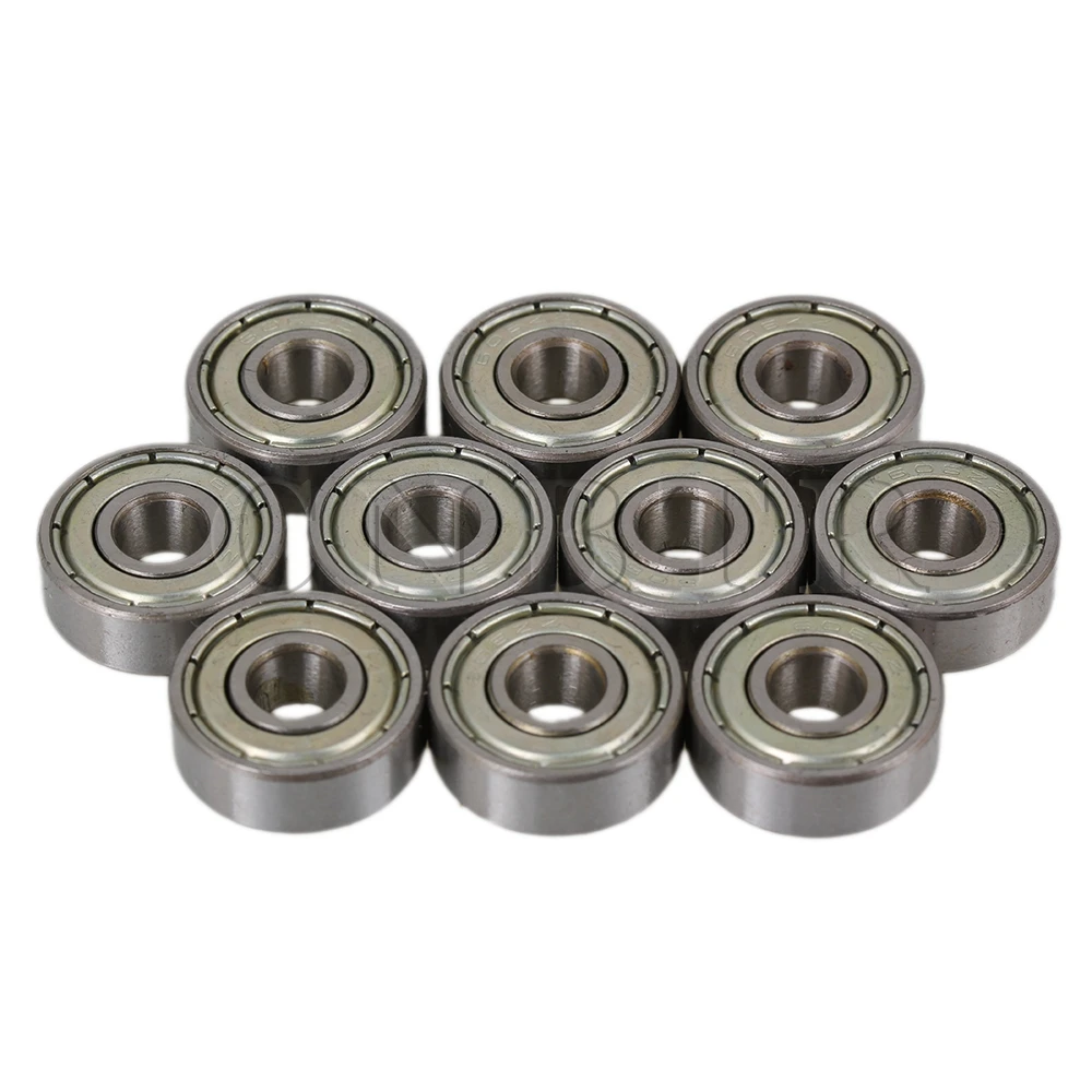 

CNBTR 10 x Silver Steel Sealed 606ZZ Deep Groove Roller Ball Bearings 6 x 17 x 6mm