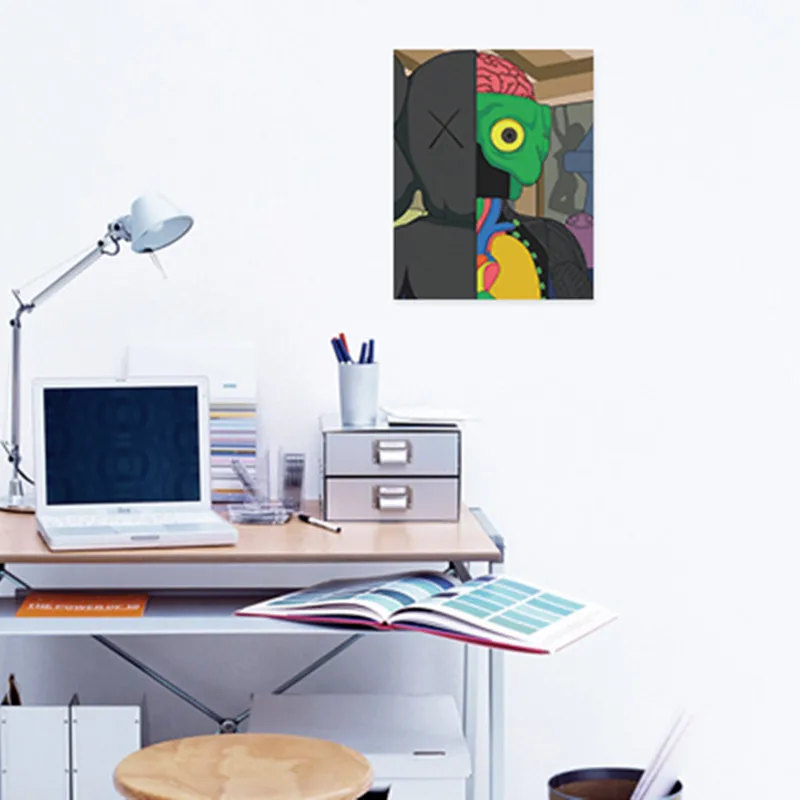 

Poster Wall Stickers KAWS Anatomy Unframed Wall Paintings Wall Decor Bedroom Home Morden Decor Living Room Gift M679