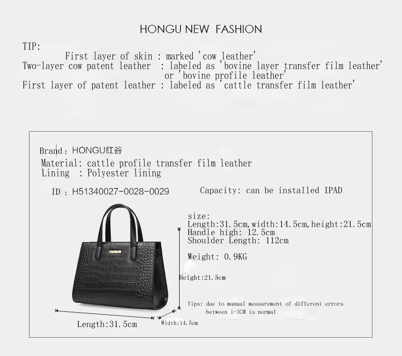 Women Alligator Bag Real Natural Crocodile Pattern Genuine Leather Bag By Embossed Boston Handbag leather Ladies Bag Casual Tote     6_01