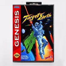 Target Earth 16 бит MD игровая карта с розничной коробкой для sega Mega Drive для Genesis