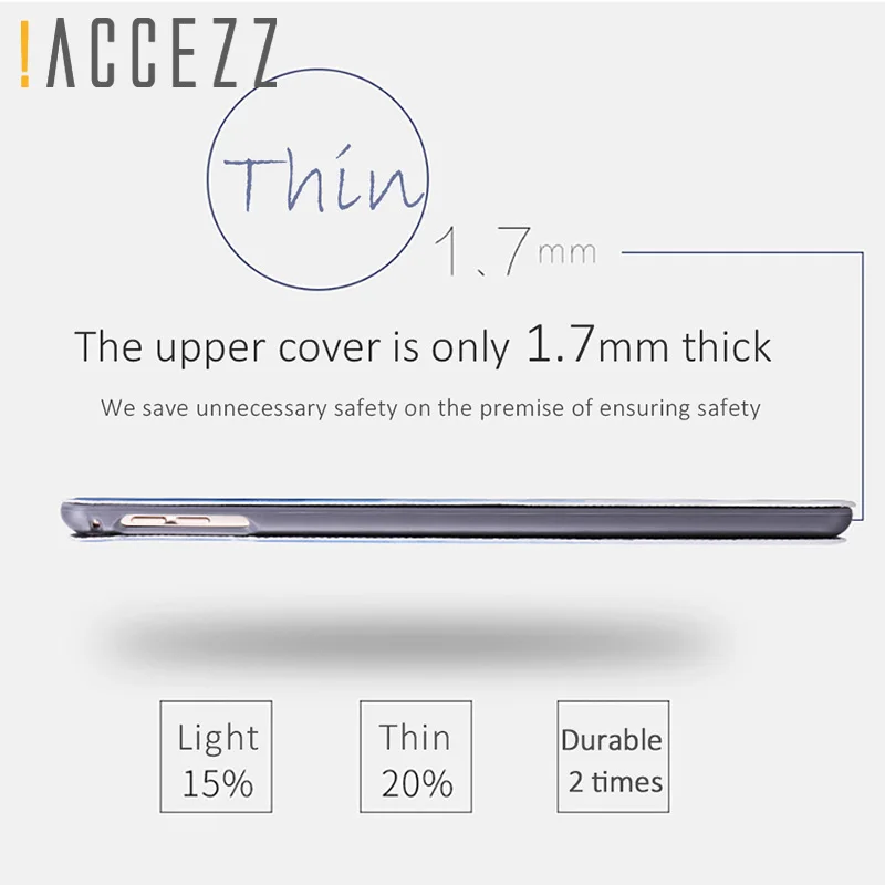 Водонепроницаемый чехол для планшета Smart Auto Sleep Wakeup 7 9/9 дюймов iPad Air 1 2 защитный Mini 3
