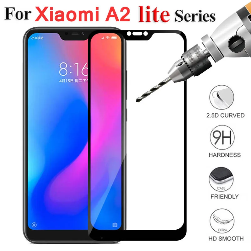 9H Tempered Glass case For Xiaomi Redmi 6 Pro A2 Lite Full Cover Screen Protective Go coque on redmi6 a2lite HD | Мобильные телефоны