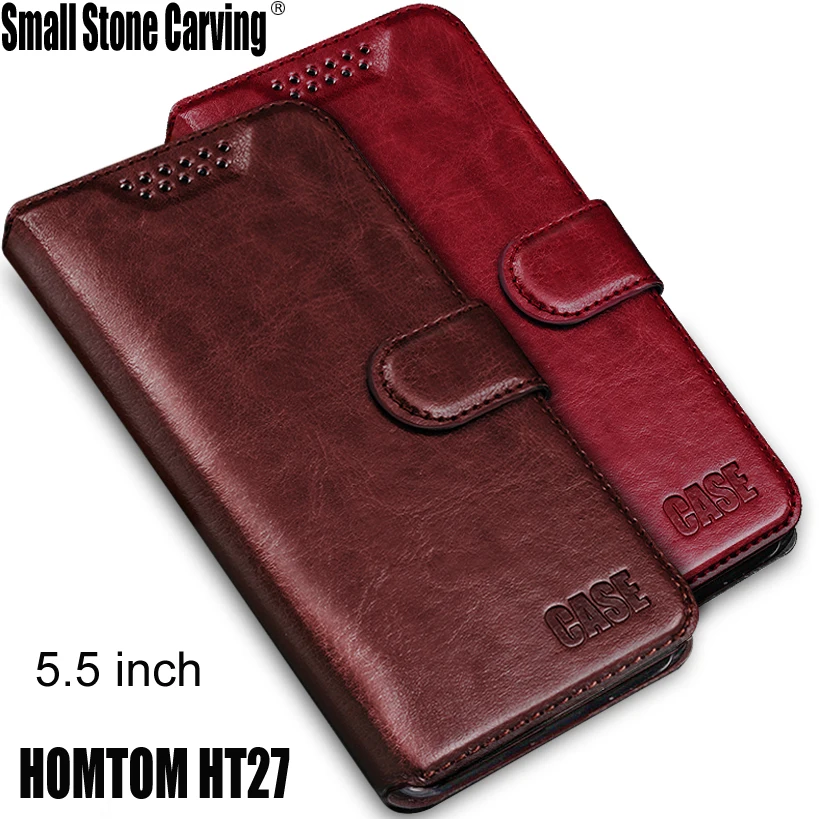 

For HOMTOM HT27 Case Hight Quality Flip Leather Phone Case For HOMTOM HT27 Book Style Stand Cover For HOMTOM HT27