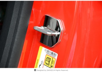 

Fit for FORD MUSTANG Stainless steel door lock cover automobile door lock protective cover decorative interior